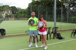 Lisa Edwards and Michael Graham Mixed Doubles Champions 2016