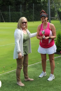 Lisa Edwards Ladies Singles Champion 2016